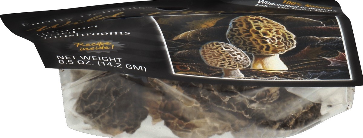 slide 4 of 4, Earthy Delights Dried Wild Morel Mushrooms, Bag, 0.5 oz