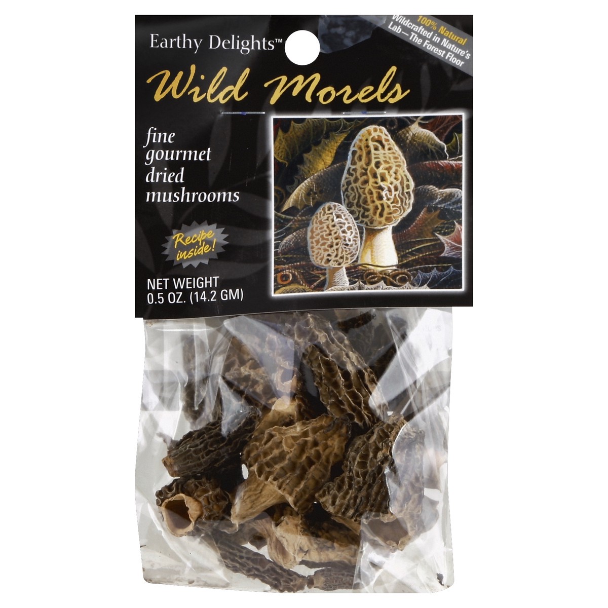 slide 3 of 4, Earthy Delights Dried Wild Morel Mushrooms, Bag, 0.5 oz