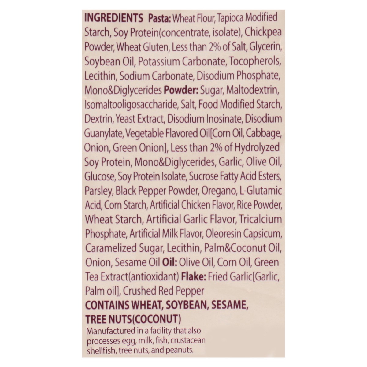 slide 15 of 15, Samyang Tangle Garlic Oil Pasta 4 - 3.52 oz Bags, 