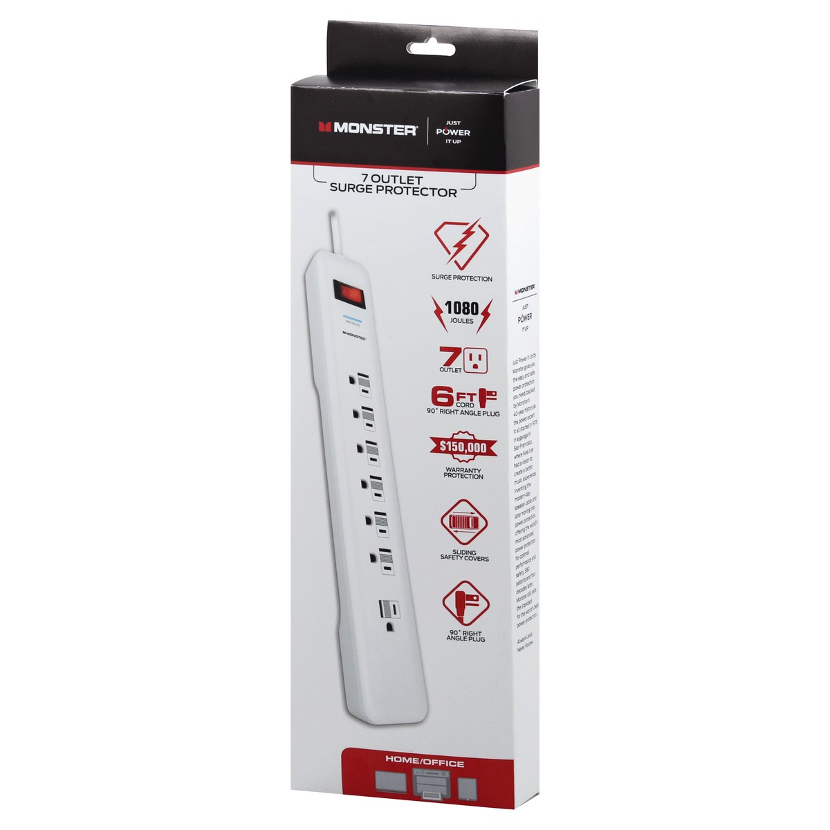 slide 5 of 8, Monster Comptr Surge Protct7Out, 1 ct