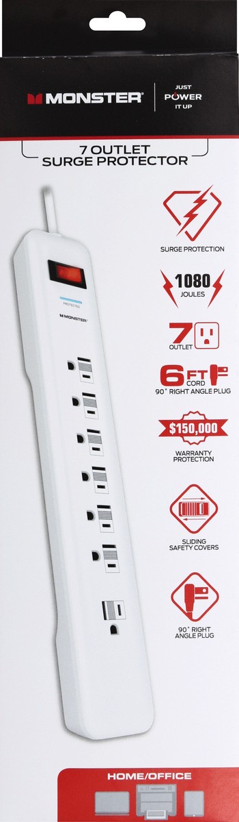 slide 6 of 8, Monster Comptr Surge Protct7Out, 1 ct