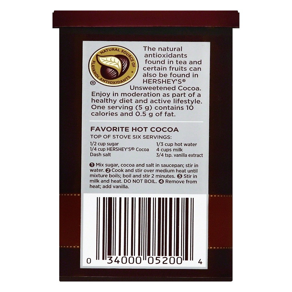 slide 2 of 2, Hershey's Natural Unsweetened Cocoa, 8 oz