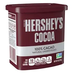 Hershey's Natural Unsweetened Cocoa Powder Can, 8 oz