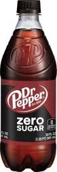Dr Pepper Zero Sugar Soda, 20 fl oz