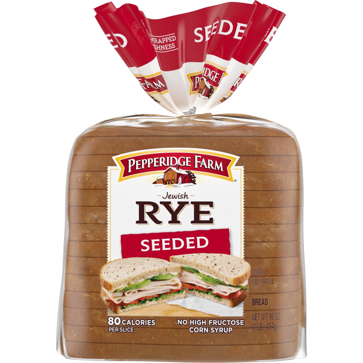 slide 1 of 6, Pepperidge Farm Seeded Rye Bread, 16.000 oz