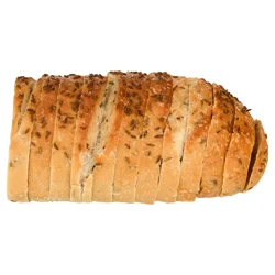 Nature's Promise Bakery Seeded Jewish Rye 1/2 Loaf Sliced Bread