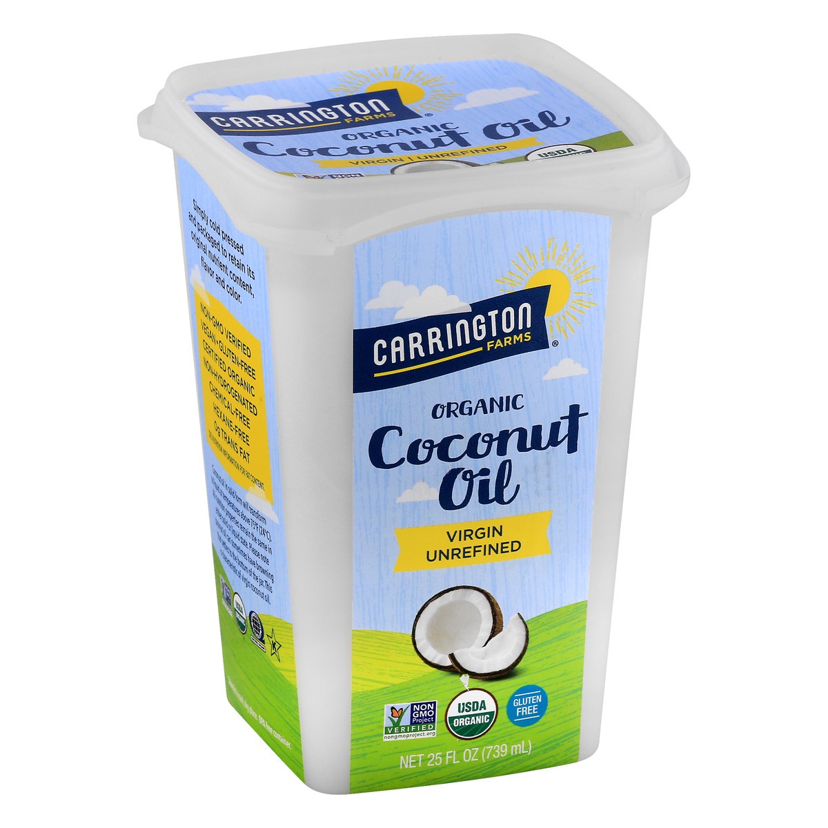 slide 5 of 13, Carrington Farms Organic Virgin Unrefined Coconut Oil 25 oz, 25 oz