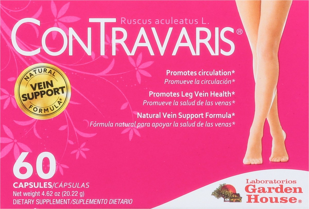 slide 4 of 15, ConTravaris Ruscus Aculeatus L. 60 Capsules, 60 ct
