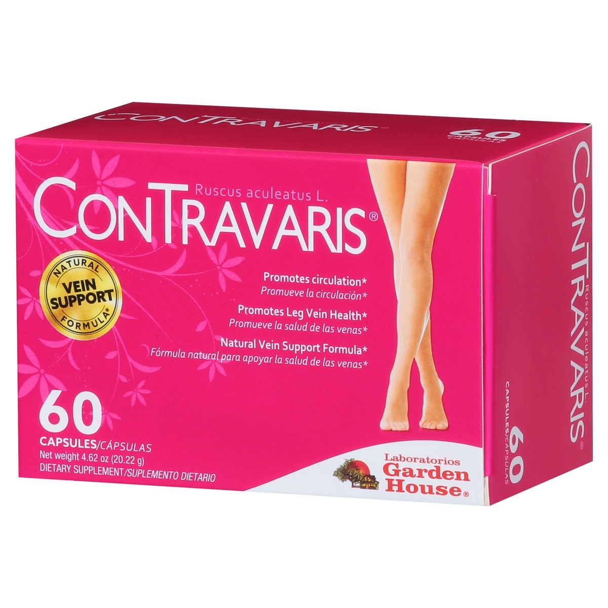 slide 6 of 15, ConTravaris Ruscus Aculeatus L. 60 Capsules, 60 ct