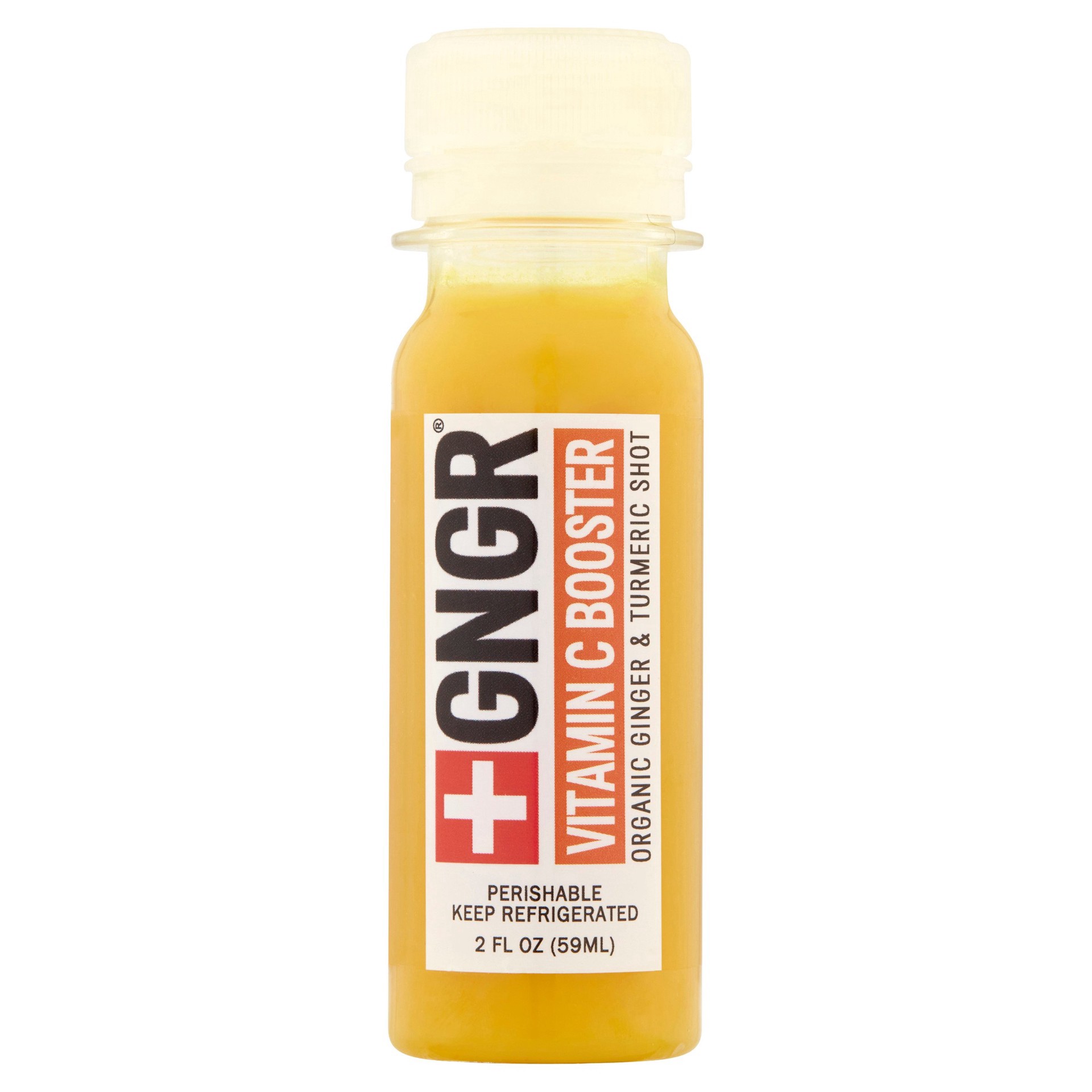 slide 1 of 1, GNGR Vitamin C Booster Ginger & Turmeric Shot, 2 oz