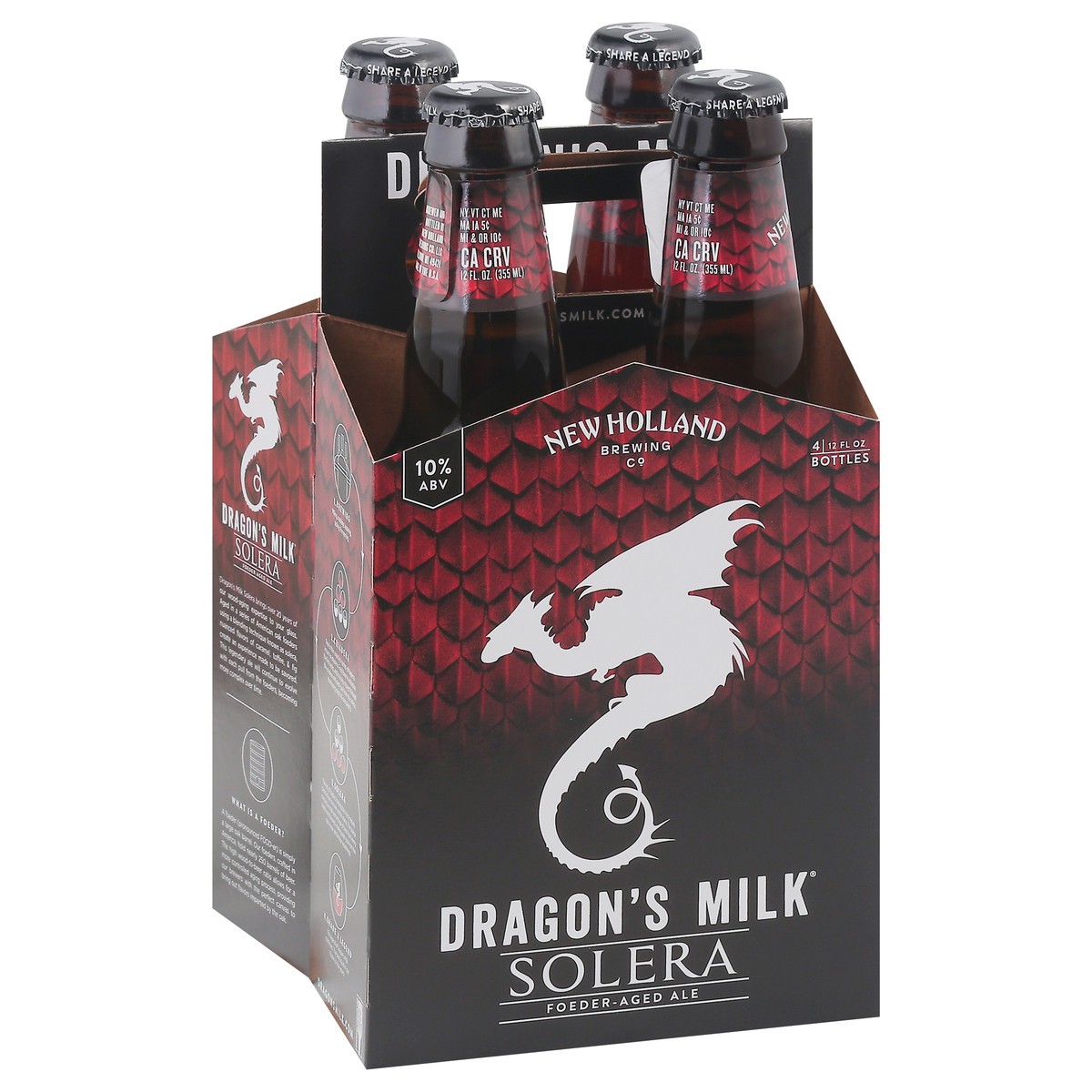 slide 2 of 9, Dragon's Milk Foeder-Aged Ale Solera Beer 4 - 12 fl oz Bottles, 4 ct