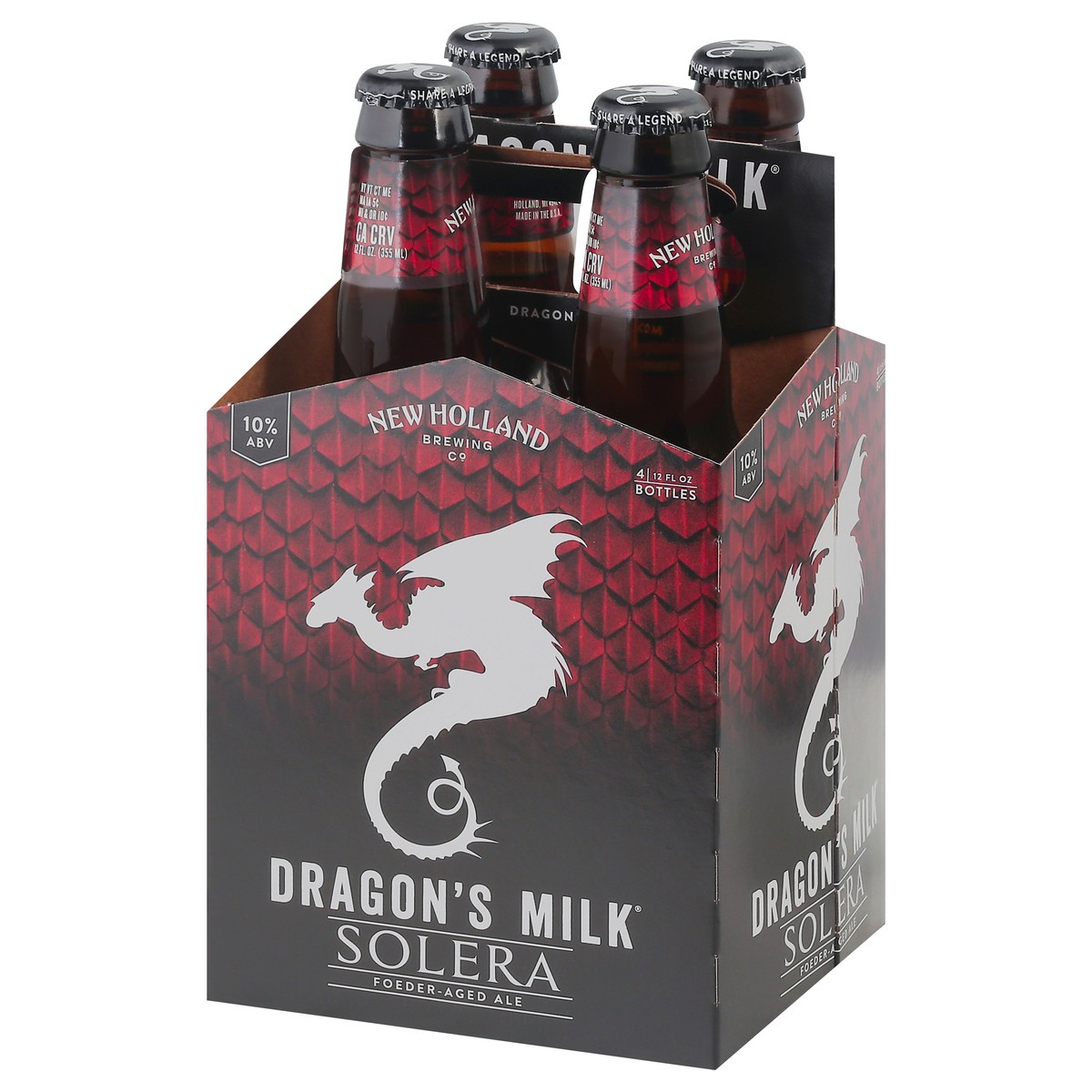 slide 3 of 9, Dragon's Milk Foeder-Aged Ale Solera Beer 4 - 12 fl oz Bottles, 4 ct