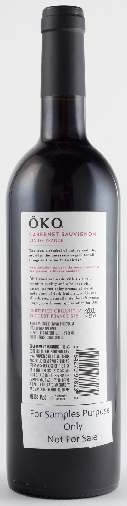 slide 2 of 2, Oko Cabernet Sauvignon, 750 ml