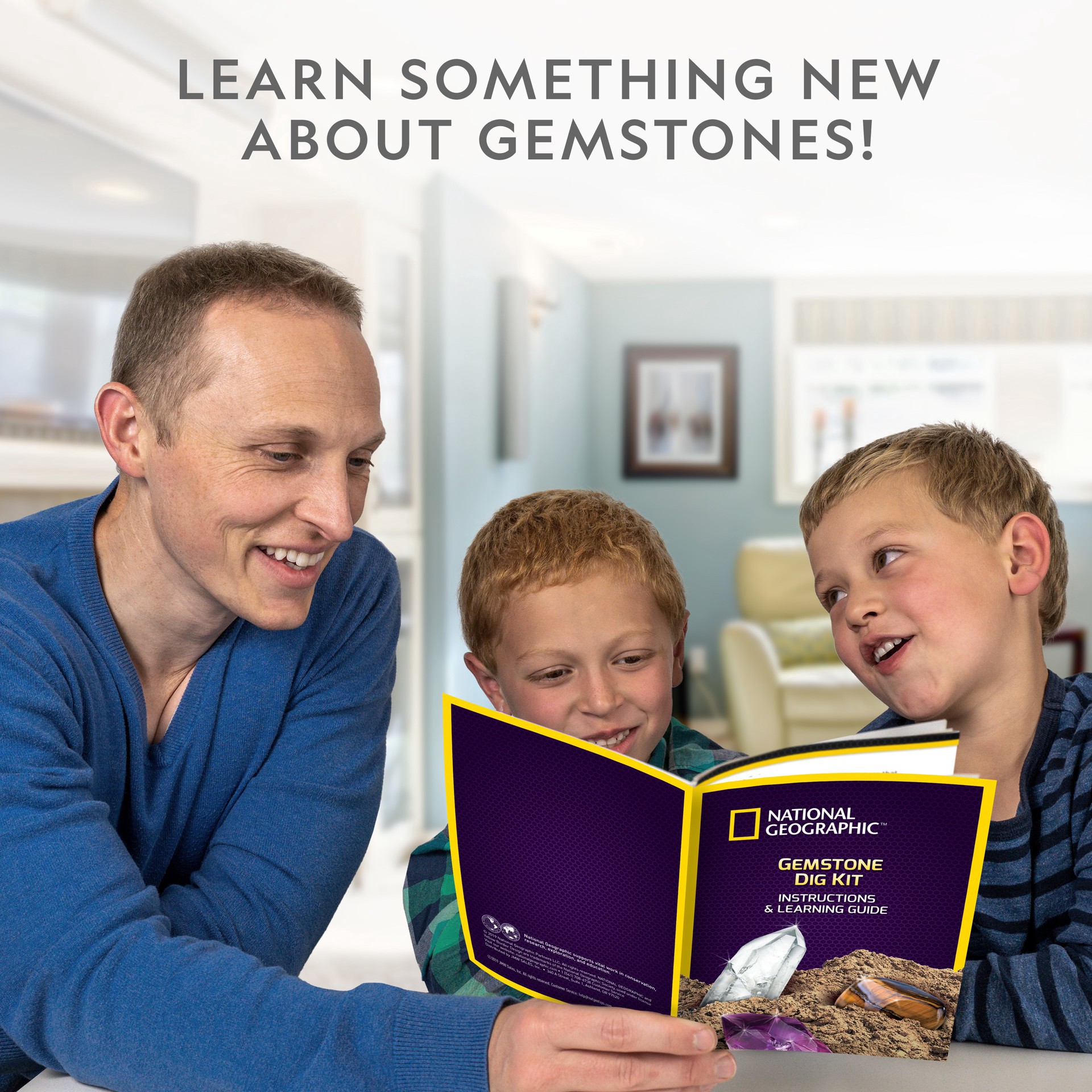 slide 4 of 6, National Geographic Gemstone Dig Kit, 1 ct