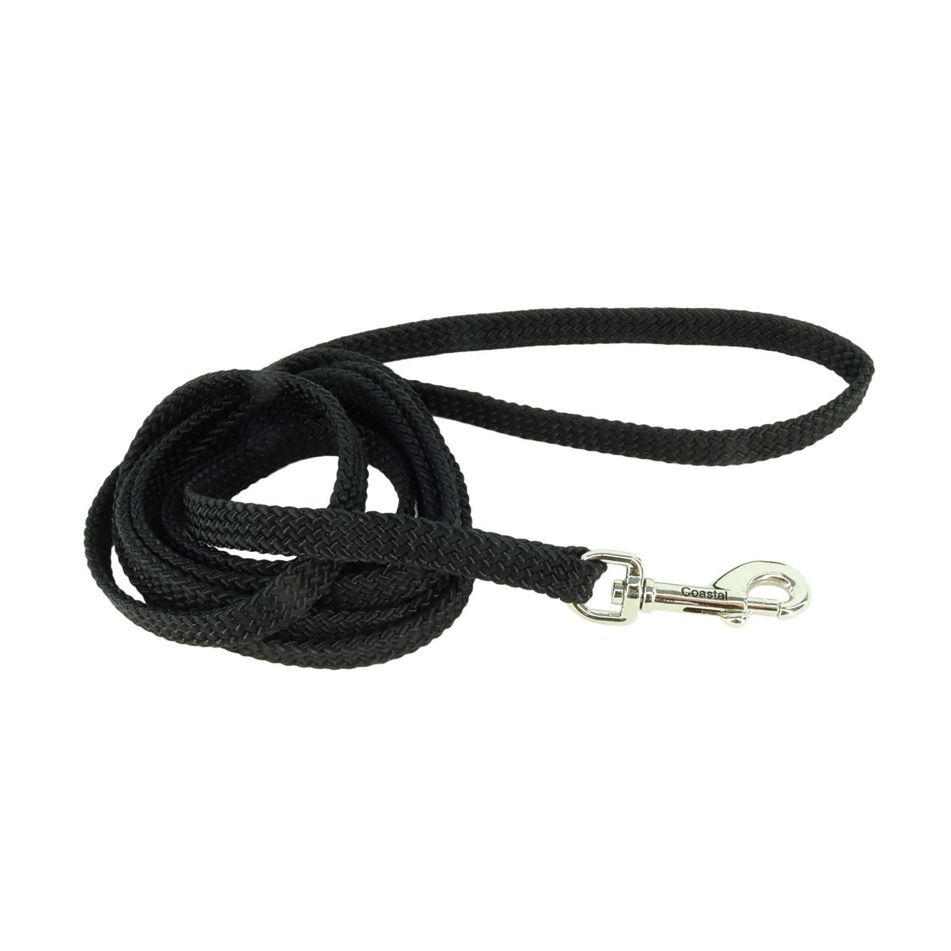 slide 1 of 1, Sunburst Dog Leash, Black, X-Small/Small - 3/8" x 6', 1 ct