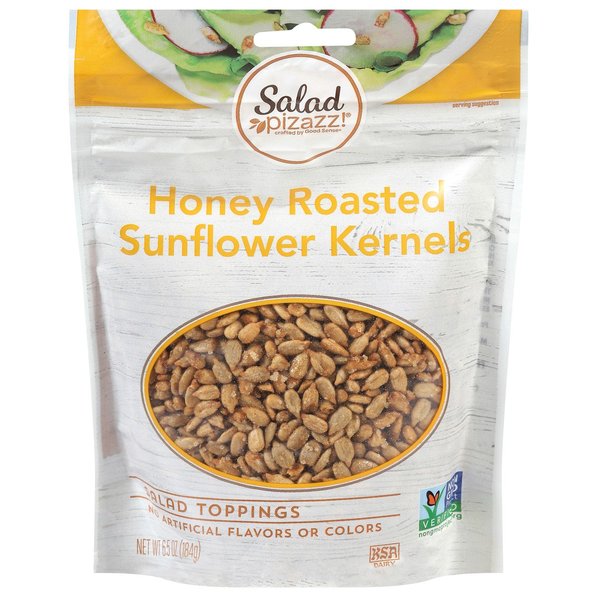 slide 2 of 4, Salad Pizazz! Honey Roasted Sunflower Kernels 6.5 oz, 6.5 oz