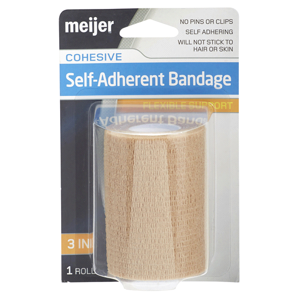 slide 1 of 2, Meijer Self Adherent Bandage Wrap, 1 ct