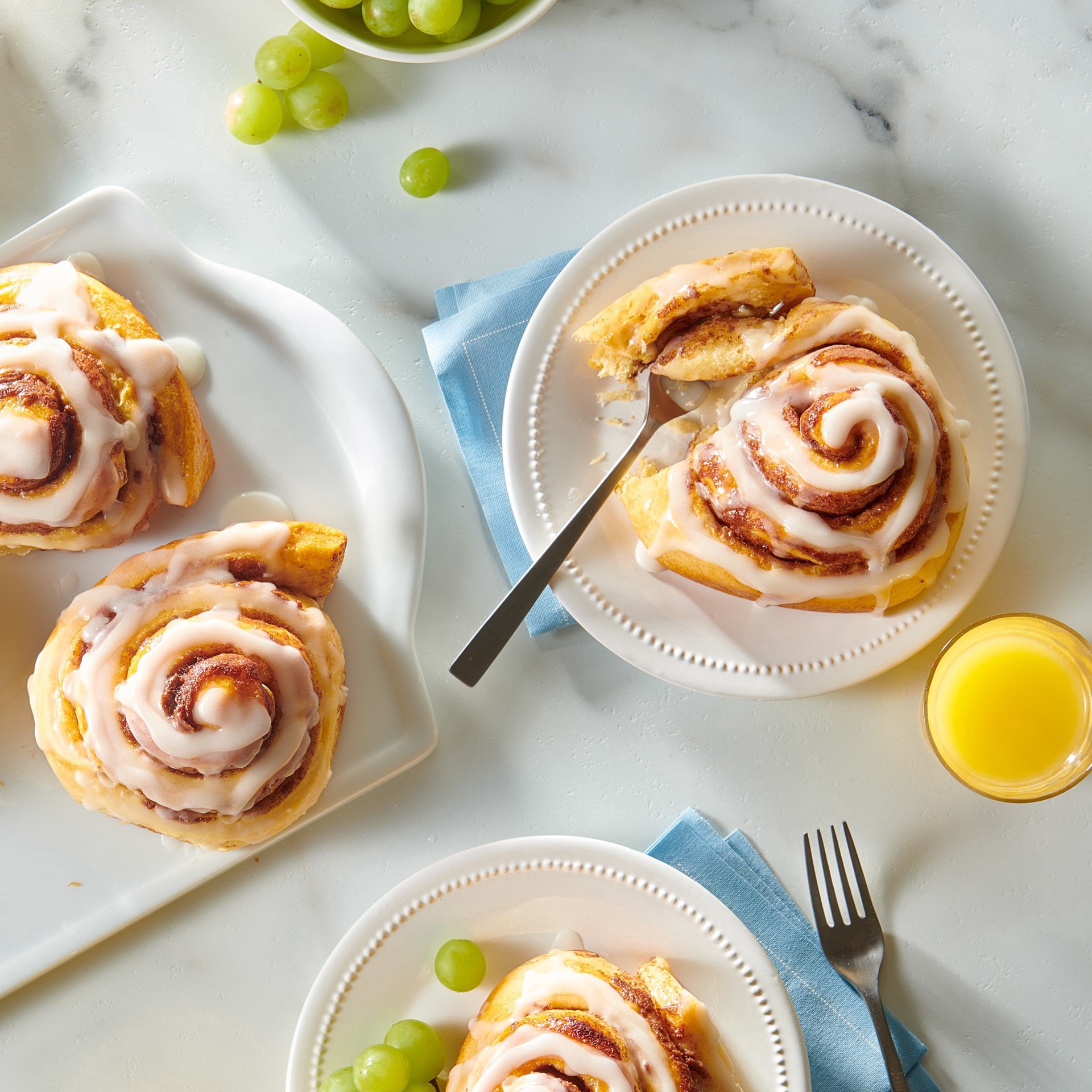 slide 23 of 25, Pillsbury Cinnamon Rolls with Original Icing, Refrigerated Canned Pastry Dough, Value 2-Pack, 16 Rolls, 24.8 oz, 2 ct