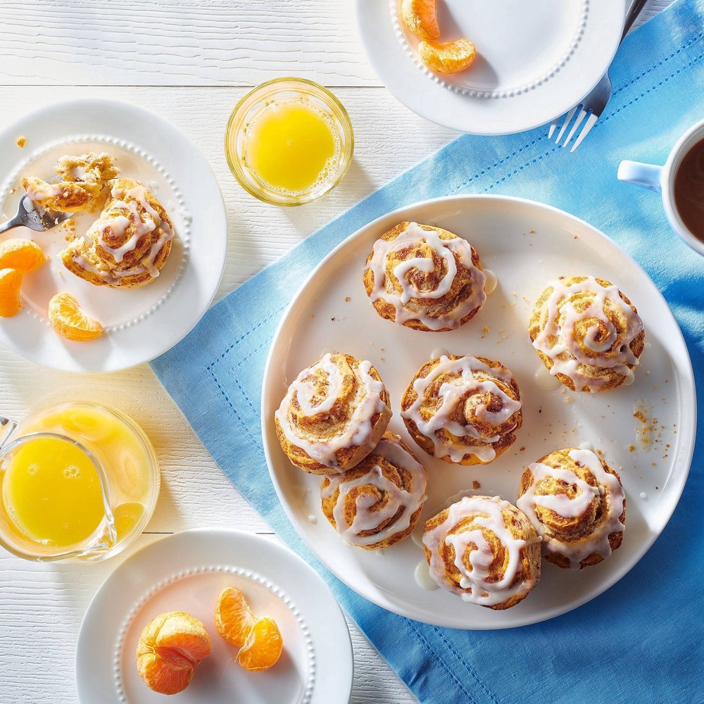 slide 5 of 25, Pillsbury Cinnamon Rolls with Original Icing, Refrigerated Canned Pastry Dough, Value 2-Pack, 16 Rolls, 24.8 oz, 2 ct