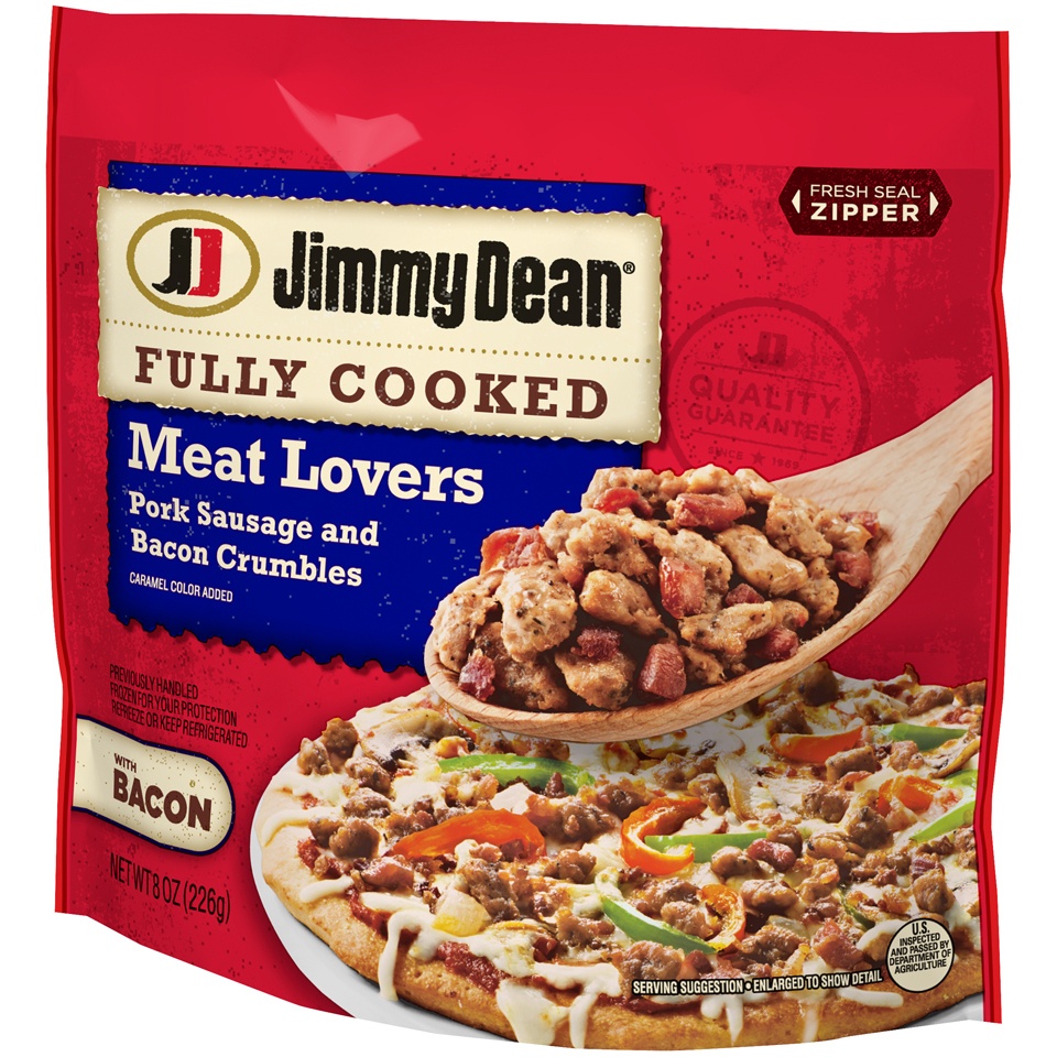 Jimmy Dean Fully Cooked Meat Lovers Crumbles 8 oz | Shipt