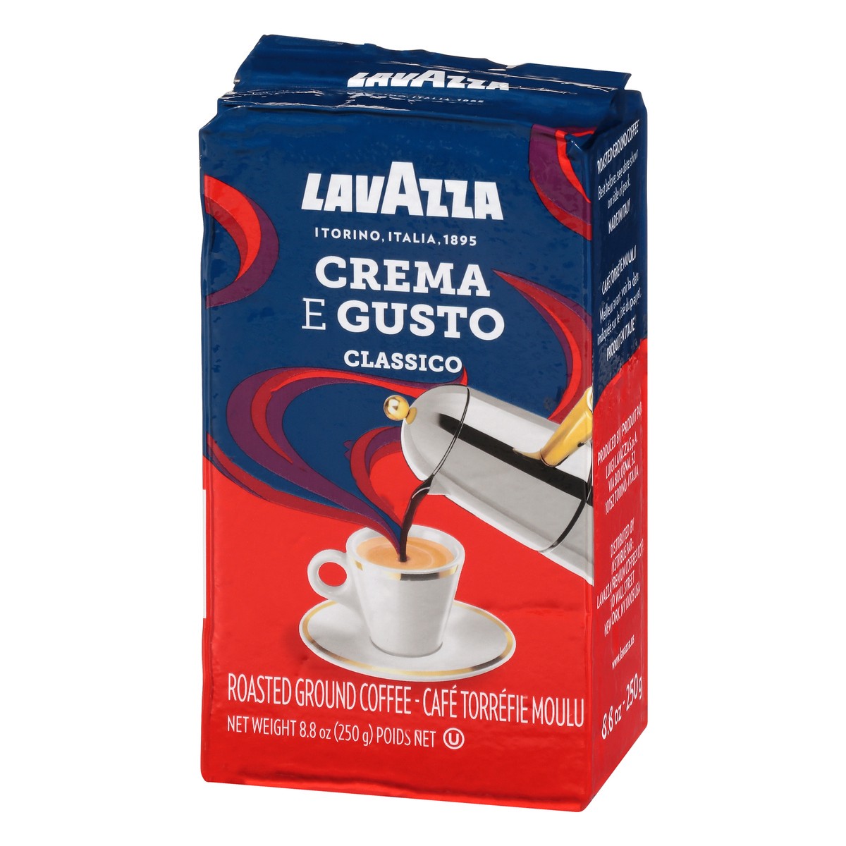 slide 11 of 11, Lavazza Roasted Ground Classico Coffee 8.8 oz, 8.8 oz