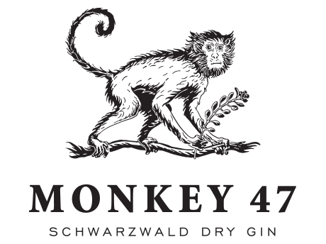 slide 6 of 9, Monkey 47 Gin Monkey 47 Schwarzwald Dry Gin 375mL with 2 Cups, 94 Proof, 375 ml