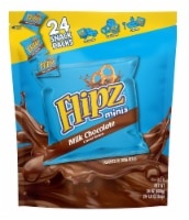 slide 1 of 1, Flipz Minis Milk Chocolate Covered Pretzels, 24 ct; 1 oz