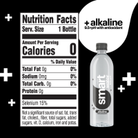 slide 5 of 10, smartwater Glaceau Smartwater Alkaline With Antioxidant Bottle- 20 fl oz, 20 oz