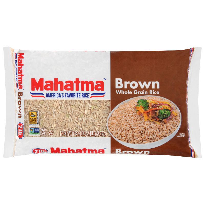 slide 1 of 9, Mahatma Whole Grain Brown Rice - 2lbs, 2 lb