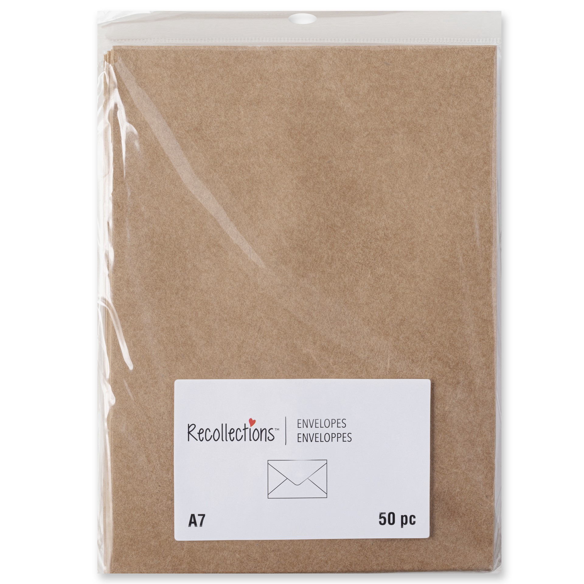 slide 2 of 3, Kraft Envelope Value Pack, 50ct. By Recollections, 5.25" X 7.25", 50 ct