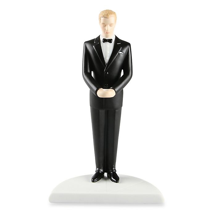 slide 1 of 2, Ivy Lane Design Ty Wilson Caucasian Groom Cake Topper, 1 ct