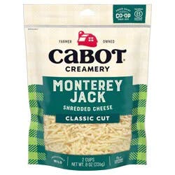 Cabot Creamery Monterey Jack Shredded Cheese 8 oz