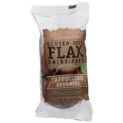 Flax4Life Gluten Free Flax Dairy Free Cappuccino Brownie Single Serve