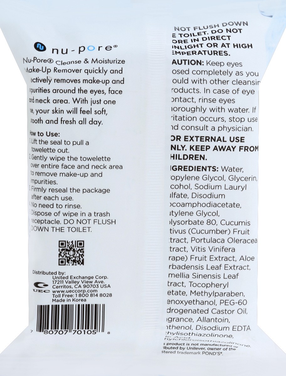 slide 2 of 6, Nu-Pore Towelettes 25 ea, 25 ct