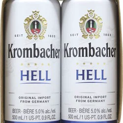 Krombacher Helles Lager Cans
