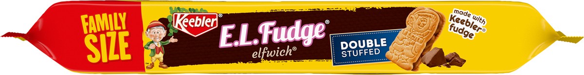 slide 6 of 9, E.L. Fudge Double Stuffed Elfwich Cookies Family Size 14.7 oz, 14.7 oz