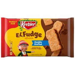 E.L. Fudge Double Stuffed Elfwich Cookies Family Size 14.7 oz