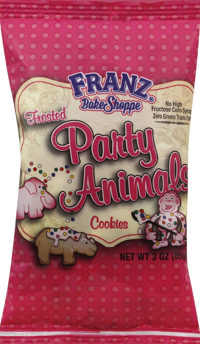 slide 5 of 5, Franz Frosted Animal Cookies, 3 oz