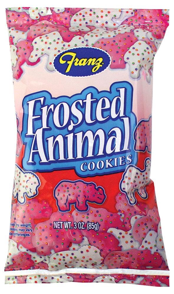 slide 1 of 5, Franz Frosted Animal Cookies, 3 oz