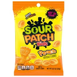 SOUR PATCH KIDS Peach Soft & Chewy Gummy Candy, 8.07 oz