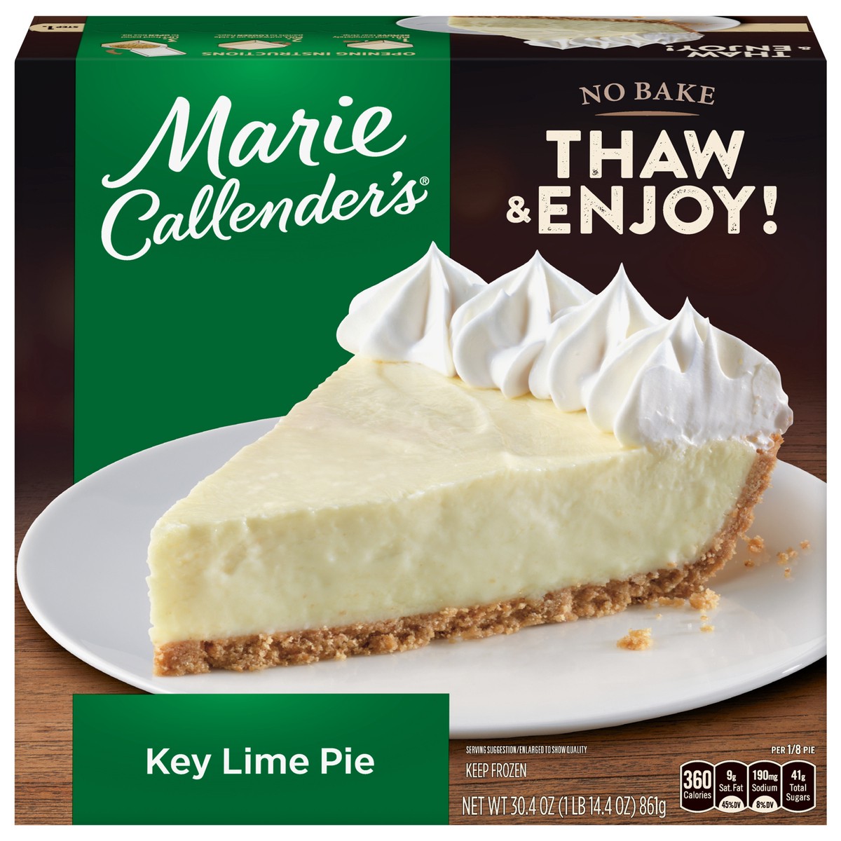 slide 1 of 1, Marie Callender's Key Lime Pie 30.4 oz, 30.4 oz