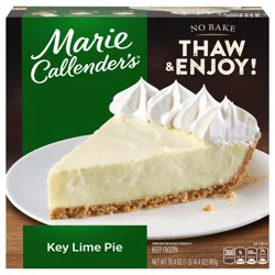 Marie Callender's Key Lime Pie, Thaw & Serve Frozen Dessert, 30.4 oz.