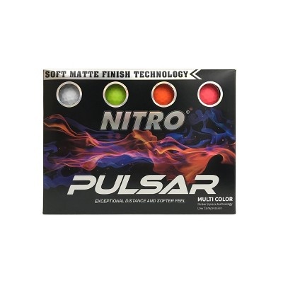 slide 1 of 1, Nitro Golf Pulsar Golf Balls, 12 ct