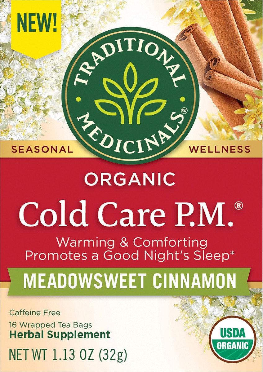 slide 3 of 6, Traditional Medicinals Organic Cold Care P.M., 16 ct