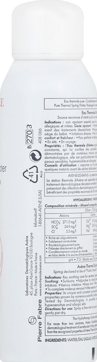 slide 3 of 8, Avène Thermal Spring Water 5.0 fl oz, 5 fl oz