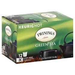 Twinings of London Green Tea 12 ct K-Cup Pods 1.26 oz. Box - 1.26 oz