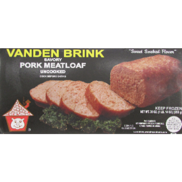 slide 1 of 1, Vandenbrink Pork Meatloaf, 30 oz