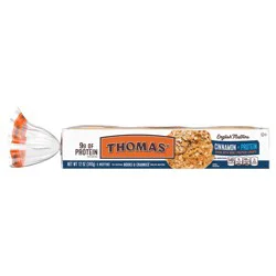 Thomas' Cinnamon Protein English Muffins, 6 count, 12oz