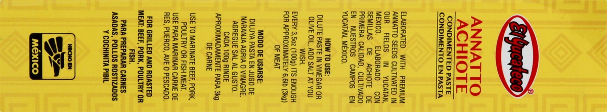 slide 7 of 13, El Yucateco Annatto 15 oz, 15 oz