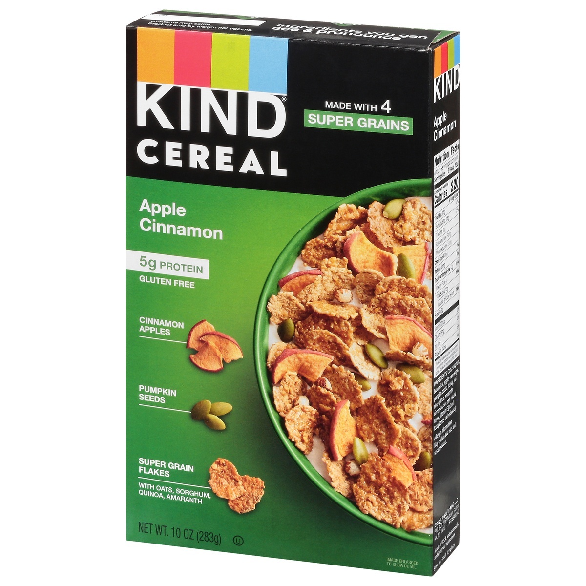 slide 3 of 10, KIND Apple Cinnamon Cereal, 10 oz